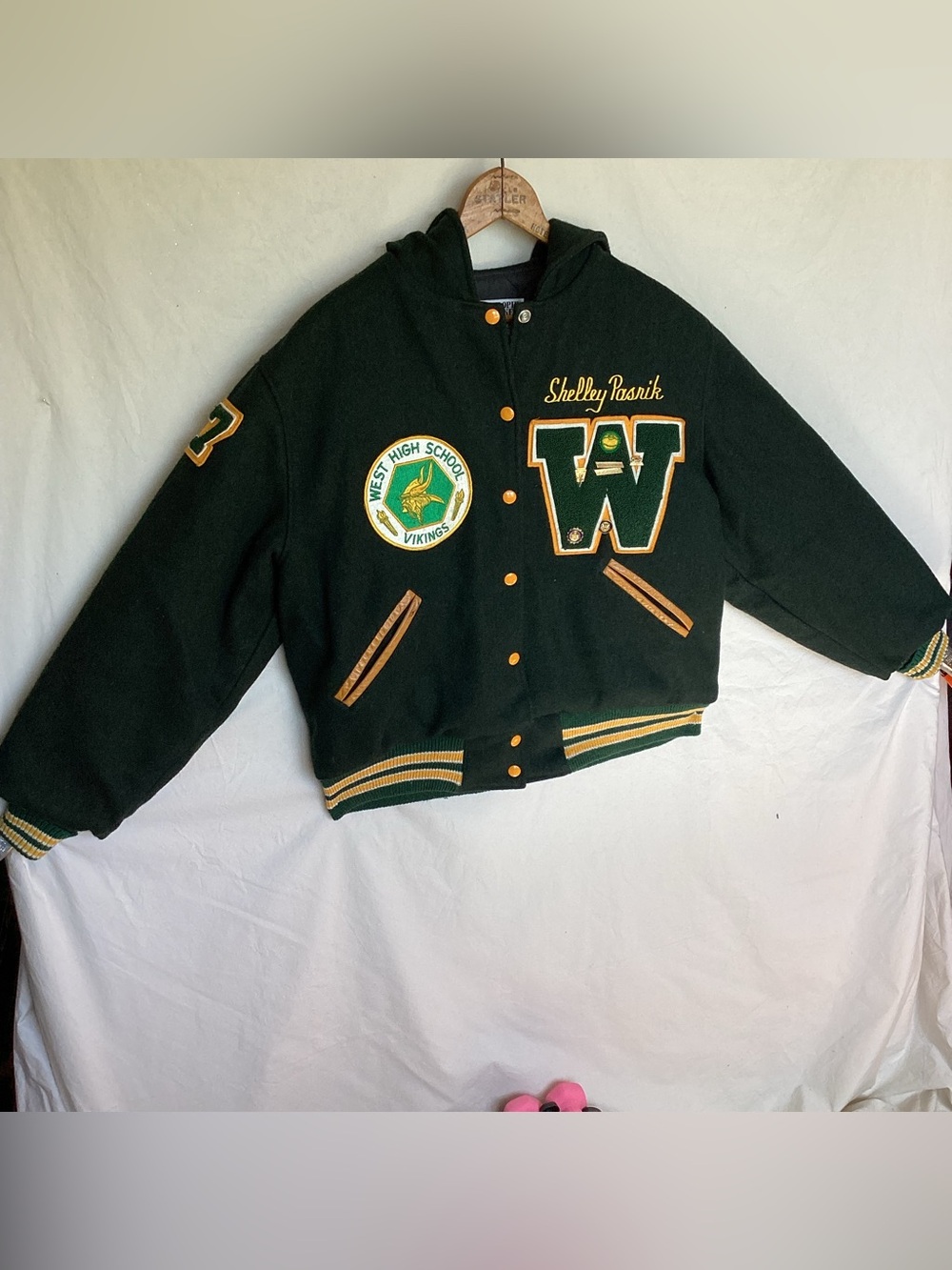 Vintage Trophy jackets 1980s varsity letterman’s jacket wool made in USA 1987